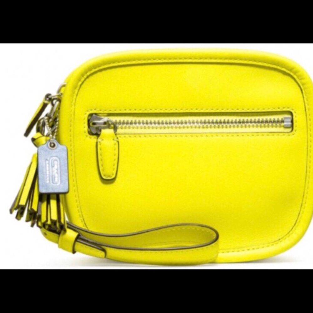 COACH BRAND NEW
Yellow Legacy Archival Leather